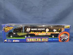 lot 14393 image: Nascar Trailer Rig Truck Winners Circle 2002 Nascar Champion Tony Stewart No. 24