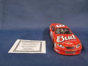 lot 14010 image: Autographed Dale Earnhardt Jr Monte Carlo Car 124 Scale