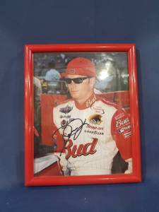 lot 14018 image: Autographed Dale Earnhardt Jr Photo 10x8