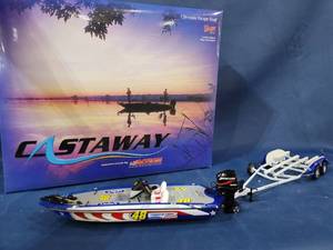 lot 14064 image: Jimmie Johnson #48 LowesPower of Pride 2003 Ranger Boat & Trailer Total Production of 1,608 PN 700063 124 Scale