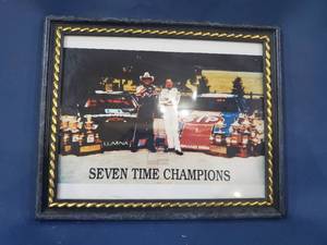 lot 14066 image: Seven Times Champion Framed Photo12x9.5