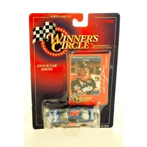 lot 14493 image: 1998 - Kenner - Winners Circle - Stock Car Series - Dale Jarrett #88 - Ford Quality Care - Taurus - w Trading Card - 164 Scale Die Cast - Limited Edition - Collectible