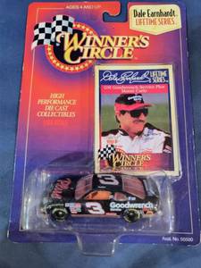 lot 14496 image: Dale Earnhardt Winners Circle Nascar #3 Lifetime Series Sevice Plus Monte Carlo
