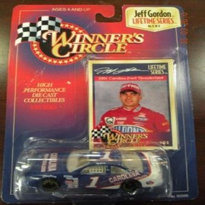 lot 14504 image: Winners Circle Jeff Gordon #1 1991 Carolina Ford Thunderbird