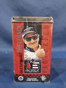 lot 14523 image: Dale Earnhardt 2004 Press Pass the Legacy Victories Racing Cards 1-76