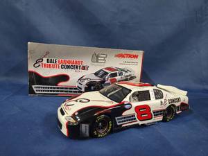 lot 14528 image: Dale Earnhardt Jr #8 Dale Earnhardt Sr Tribute Concert Legend E 2003 Monte Carlo 124 Scale Action Racing Collectables Hood Trunk Opens