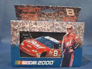 lot 14561 image: Nascar 2000 Dale Earnhardt Jr #8 Playing Cards in Tin