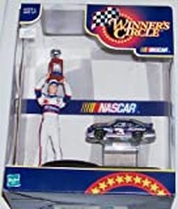 lot 14569 image: Hasbro Winners Circle 1998 Dale Earnhardt Jr. Figure and ACDelco Nascar Car Set