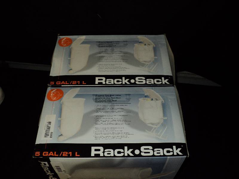 (2) ct. lot Rack Sack Kitchen Waste Disposal System Holds up to 5