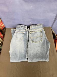 lot 7930 image: 2 pair kids sz 10 jeans