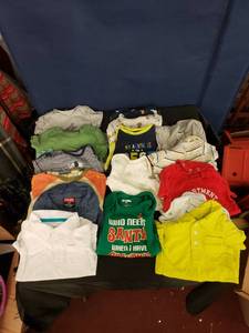 lot 7935 image: lot of 12mth onesies shortlong sleeve (Carters, Wrangler, Old Navy, etc)