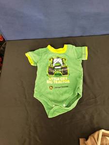 lot 7951 image: John Deere onesie 9-12mth
