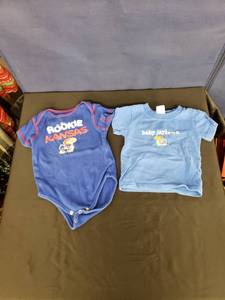 lot 7954 image: pair KU shirts 12mths