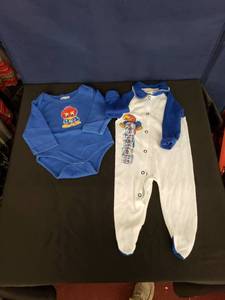 lot 7955 image: pair KU apparel sz 3-6mth