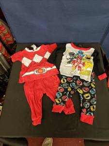 lot 7956 image: 2pr Power Rangers pjs sz 12mth