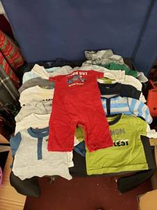lot 7973 image: lot of boys clothes sz 3-6mths