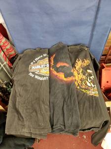 lot 8014 image: lot of Harley Davidson tees sz XL