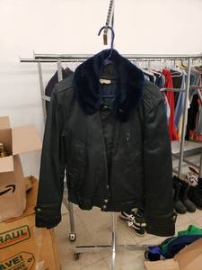 lot 8061 image: vintage blue bomber jacket