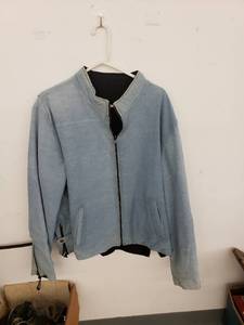 lot 8083 image: vintage riding jacket reversible sz L