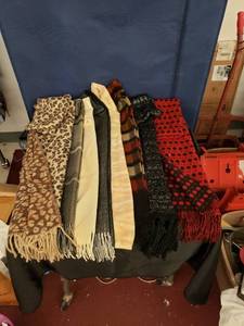 lot 8101 image: lot of scarves