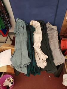 lot 8105 image: lot of button up long sleeve shirts sz 3X