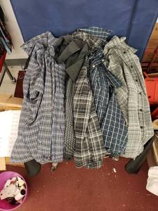 lot 8106 image: lot of short sleeve button up shirts sz 2X