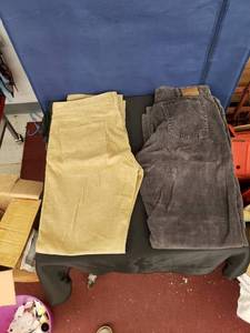 lot 8116 image: lot of corduroy jeans sz 36x34