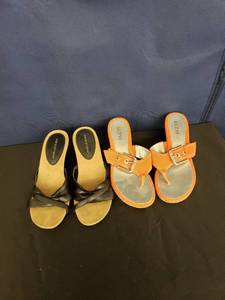 lot 8159 image: 2-pair heels sz 66.5