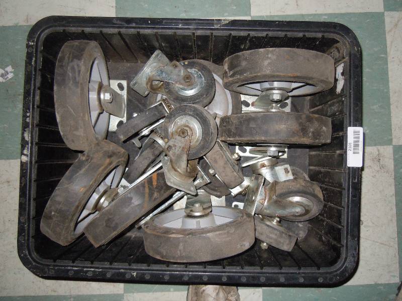 lot 2101 image: Lot of Casters