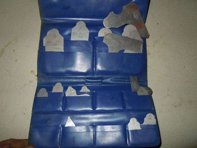 lot 2167 image: Radius gauge set