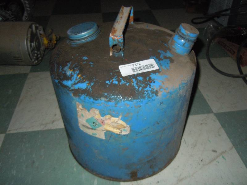 lot 2172 image: Metal gas can