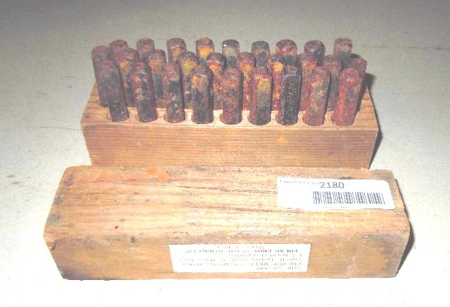 lot 2180 image: Die stamping set