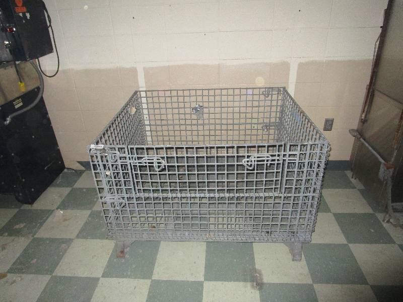 lot 2023 image: Heavy Duty Metal Storage Bin