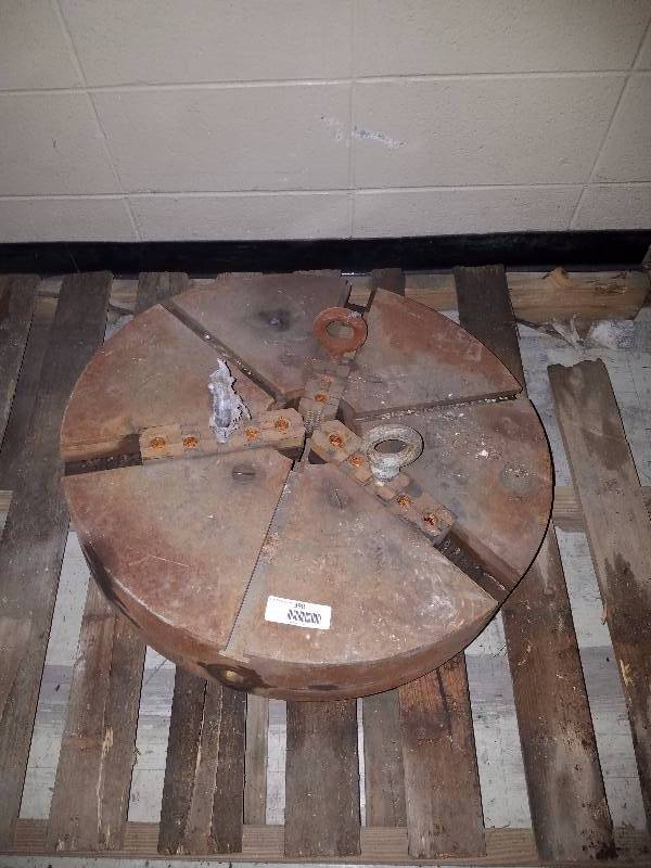 lot 398 image: Huge Lathe Chuck