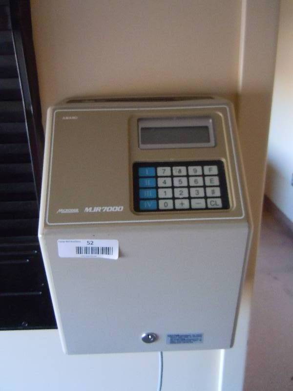 lot 52 image: MJR 7000 Time Clock