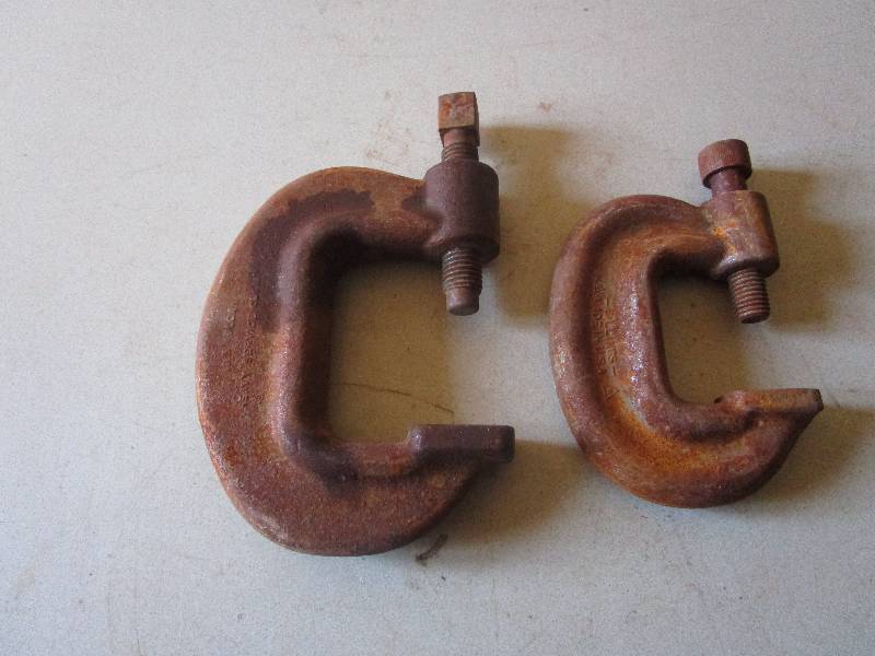 lot 411 image: Pair of C clamps