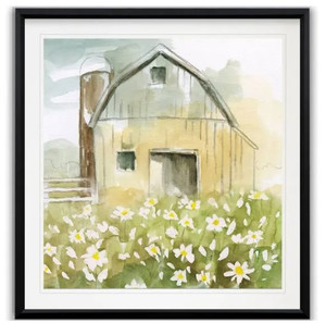 lot 49779 image: Daisy Barn -Framed Giclee Print