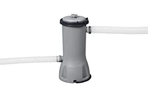 lot 49810 image: Bestway 1000 GPH Above Ground Swimming Pool Cartridge Filter Pump 120V w GFCI
