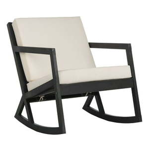 lot 49822 image: Safavieh Vernon IndoorOutdoor Modern Rocking Chair with Cushion