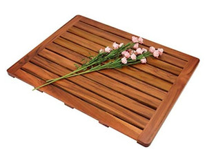 lot 49828 image: Utoplike Teak Wood Bath Mat