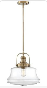 lot 49856 image: Basel Burnished Brass Pendants by NUVO