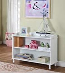 lot 49862 image: K & B furniture 2-tier bookcase. White