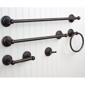 lot 49867 image: GlideRite Windsor Bathroom Accessory Set