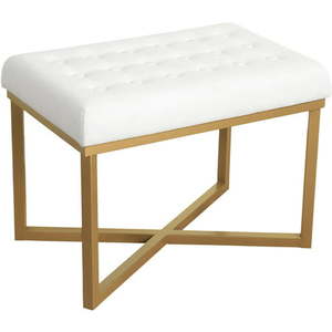 lot 49872 image: HomePop Decorative Velvet Tufted Ottoman