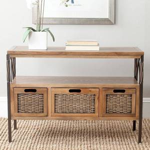 lot 49918 image: Safavieh Joshua 3 Drawer Console Table