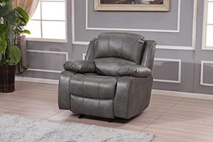 lot 77 image: Betsy Furniture, Glider Chair, Grey
