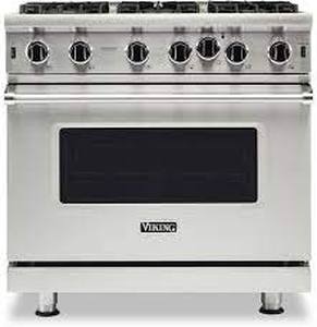 lot 117 image: Viking range VGIC53626BSS00 Professional Gas Range