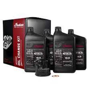 lot 162 image: Indian motorcycle 4 quart oil change kit for Indian scout motorcycles