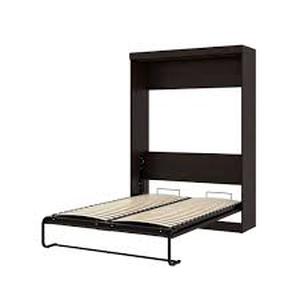 lot 373 image: Pur by Bestar Full Wall Bed in Chocolate