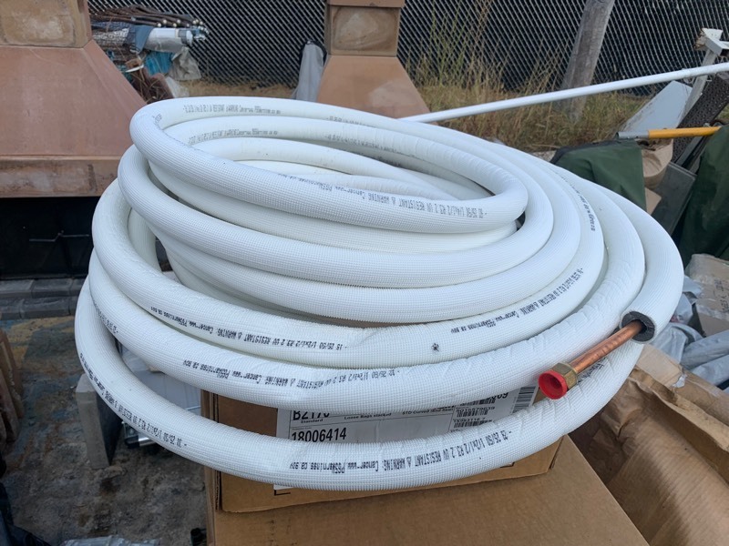 lot 198 image: AC EZPull Split System Line Set 14x12x12x35